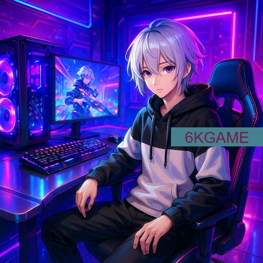 Imagem promocional da 6KGAME mostrando a plataforma e suas vantagens