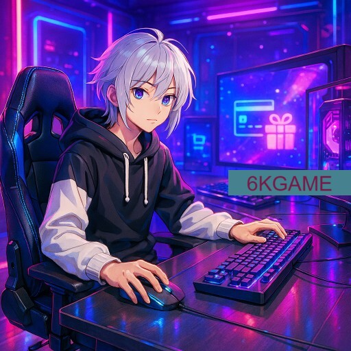 Imagem promocional da 6KGAME mostrando a plataforma e suas vantagens