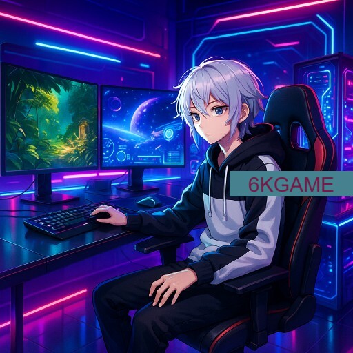 Imagem promocional da 6KGAME mostrando a plataforma e suas vantagens