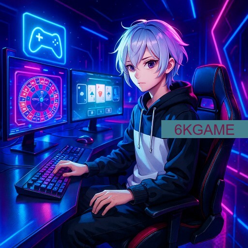 Imagem promocional da 6KGAME mostrando a plataforma e suas vantagens