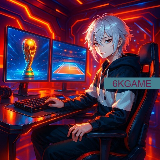 Imagem promocional da 6KGAME mostrando a plataforma e suas vantagens