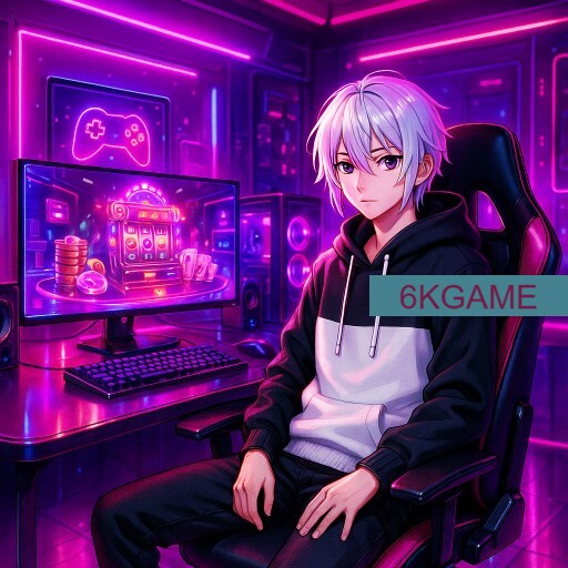 Imagem promocional da 6KGAME mostrando a plataforma e suas vantagens