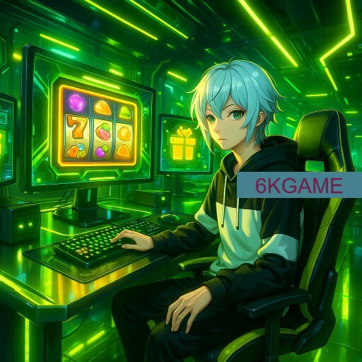 Imagem promocional da 6KGAME mostrando a plataforma e suas vantagens