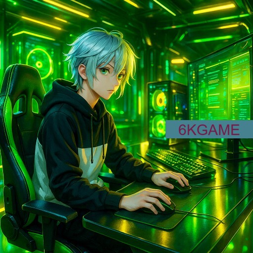 Imagem promocional da 6KGAME mostrando a plataforma e suas vantagens